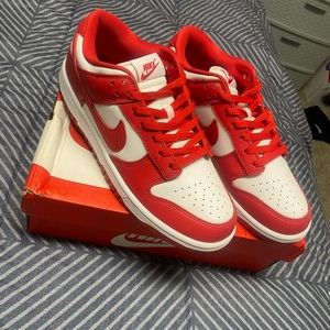 Nike Dunk Low “University Red” 9.5